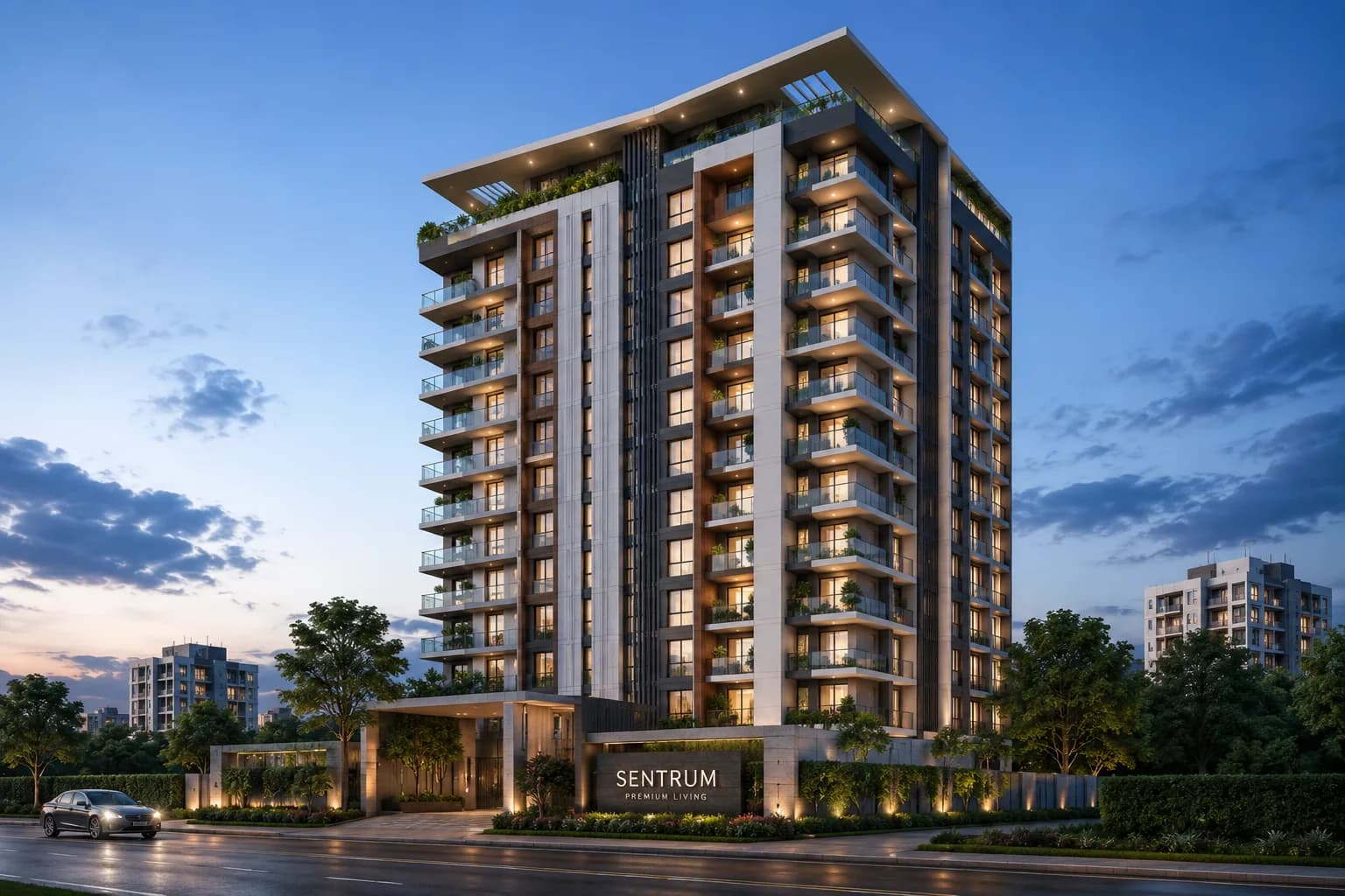 Sentrum premium residential living architecture